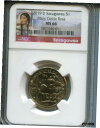 2019 D サカガウィア ネイティブ アメリカン $1 MS-66 メアリー ゴルダ ロス ラベル2019 D Sacagawea Native American $1 MS-66 Mary Golda Ross Lable
