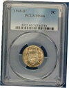 1948-D ジェファーソン・ニッケル。 PCGS MS66。 CR0417C/BH1948-D Jefferson Nickel. PCGS MS66. CR0417C/BH(3)