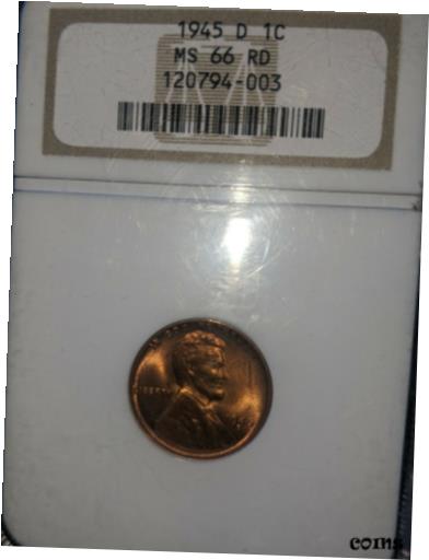 yɔi/iۏ؏tz AeB[NRC RC   [] 1945-D NGC MS-66 Red Lincoln uncirculated BU