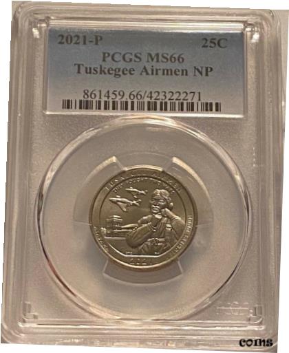 yɔi/iۏ؏tz AeB[NRC RC   [] 2021-P 25c Tuskegee Airmen NP Quarter PCGS MS66 (240-1)