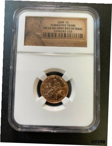  アンティークコイン コイン 金貨 銀貨  2009 LINCOLN CENT NGC MS-66 RD - UNCIRCULATED - FORMATIVE YEARS - CERTIFIED - 1C