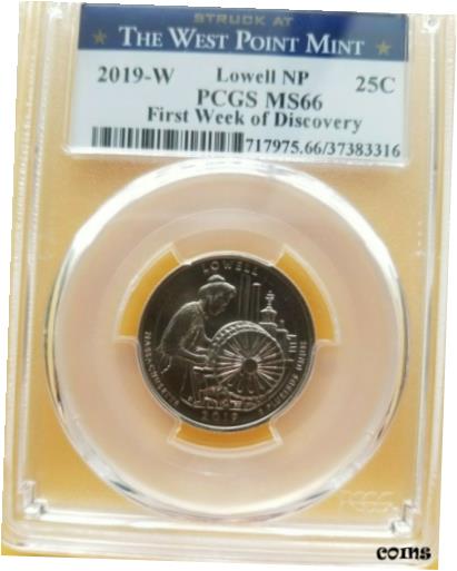 ڶ/ʼݾڽա ƥ    [̵] 2019 W LOWELL PCGS MS66 FIRST WEEK OF DISCOVERY GREAT AMERICAN COIN HUNT TOP POP