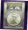 2021 PCGS MS 70 タイプ 2 シルバー イーグル ドル、1 オンス ペドロ マルティネス 直筆サイン入り2021 PCGS MS 70 Type 2 Silver Eagle Dollar, 1oz Pedro Martinez Hand Autographed