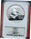 中国 10 元「パンダ」 2014 ST-BU #F 2058 ECC MS 70- 原題を表示China 10 Yuan "Panda" 2014 ST-BU #F 2058 ECC MS 70- show original title