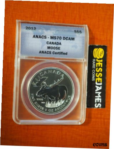 ڶ/ʼݾڽա ƥ    [̵] 2012 $5 CANADA SILVER MOOSE AN...