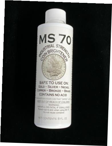 ڶ/ʼݾڽա ƥ    [̵] MS 70 8 oz. Coin Cleaner Brightener for Gold Silver Copper Bronze Brass Nickel