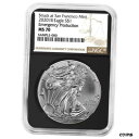 2020 (S) $1 アメリカン シルバー イーグル NGC MS70 緊急生産 ブラウン ラベル Retr2020 (S) $1 American Silver Eagle NGC MS70 Emergency Production Brown Label Retr|詳細画像