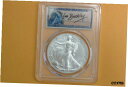 2021 $1 アメリカン シルバー イーグル 1オンス PCGS MS70 初回生産 レナード バックリー T22021 $1 American Silver Eagle 1oz PCGS MS70 First Production Leonard Buckley T2