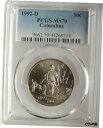 ץʡɥ꥽㤨֡ڶ/ʼݾڽա ƥ    [̵] 1992-D 50C COLUMBUS COMMEMORATIVE HALF DOLLAR PCGS MS70 #44268714 TOP POP!פβǤʤ75,250ߤˤʤޤ