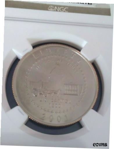 2001 P ԥȥ ӥ 󥿡ǰ 0.5 ɥ NGC MS 702001 P CAPITOL VISITOR CENTER COMMEMORATIVE HALF DOLLAR NGC MS 70