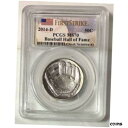 2014 D 野球殿堂 ハーフダラー PCGS MS70 ***Rev.タイさん*** #4181632014 D Baseball Hall Of Fame Half Dollar PCGS MS70 ***Rev. Tye's*** #418163