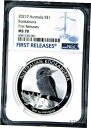 2021 P オーストラリア シルバー クッカバラ NGC MS 70 $1 1 オンス コイン FR ブルーラベル 完璧2021 P Australia Silver Kookaburra NGC MS 70 $1 1 oz Coin FR BLUE Label PERFECT