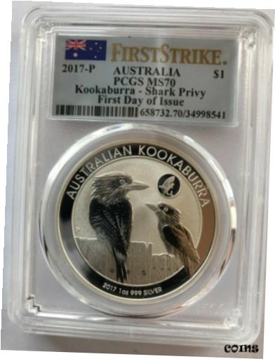 2017-P ȥꥢ-1  С åХ PCGS MS70 㡼 ץ饤١-ե ȥ饤-FDOI...