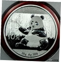 yɔi/iۏ؏tz AeB[NRC RC   [] PCGS MS70 RED INSERT FIRST STRIKE 2017 CHINA SILVER PANDA 10 YUAN (BC49)