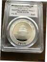 2016 中国 シルバー パンダ 30 g 10 元 MS-70 David Hall 認定 PCGS2016 China Silver panda 30 g 10 yuan MS-70 David Hall Certified PCGS