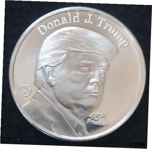  アンティークコイン コイン 金貨 銀貨  AWESOME! Proof Like 1 Oz Silver President Trump Coin Definitely The finest