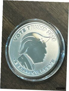 2016 He Shall Overcomb、シルバー シールド 1 オンス Ag プルーフ、寡頭制シリーズ、トランプ2016 He Shall Overcomb, Silver Shield 1 oz Ag Proof, Oligarchy series, Trump