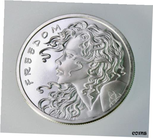 楽天金銀プラチナ　ワールドリソース【極美品/品質保証書付】 アンティークコイン コイン 金貨 銀貨 [送料無料] 2020 Silver Shield Freedom Girl 1 oz .999 silver bullion from BU roll in capsule