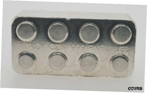 シルバー 2x4 レンガ - 1 トロイオンスSilver 2x4 Bricks - 1 troy ounce