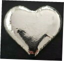 1オンス .999 ピュアシルバー ハート型 パアラウンドバー バレンタイン 地金 ギフト1 OZ .999 PURE SILVER HEART SHAPED POUR ROUND BAR VALENTINES BULLION GIFT
