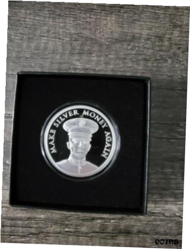 ڶ/ʼݾڽա ƥ    [̵] 2020 MAKE SILVER MONEY AGAIN 1 oz. Silver PROOF w/ COA &BOX by Silver Shield