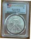 yɔi/iۏ؏tz AeB[NRC RC   [] 2019 $1 American Silver Eagle PCGS MS70 First Strike - Blue Flag Label