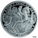  アンティークコイン コイン 金貨 銀貨  REVOLUTIONARY WAR: PATRIOT "DON'T TREAD ON ME" WASHINGTON 1 oz 999 SILVER ROUND