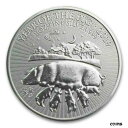 2019 ~ 1 ~ OZ 999 シルバー ~ 亥年 ~ イギリス ~ ジェムコイン ~ $50.882019 ~ 1 ~ OZ 999 SILVER ~ YEAR of the PIG ~ UNITED KINGDOM ~ GEM COIN ~ $50.88