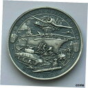  アンティークコイン コイン 金貨 銀貨  PATRIOT WORLD WAR II AWAKENED A SLEEPING GIANT 1 OZ 999 SILVER ANTIQUED ROUND