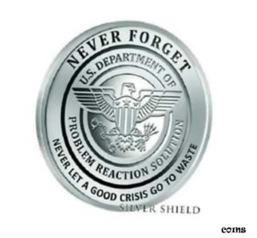 【極美品/品質保証書付】 アンティークコイン コイン 金貨 銀貨 送料無料 2017 1oz Department of PRS Proof Silver Shield Never Forget Series 12 COA 232