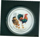 yɔi/iۏ؏tz AeB[NRC RC   [] 2017 $1 DOLLAR LUNAR YEAR OF ROOSTER 1 Oz. COLORIZED SILVER COIN AUSTRALIA