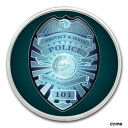 yɔi/iۏ؏tz AeB[NRC RC   [] 1 oz Silver Colorized Round - APMEX (Police - Badge) - SKU #149480