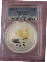 2017 .9999 シルバー地金 1 オンス イヤー オブ ザ チック ルナー シリーズ ll カプセル2017 .9999 Silver Bullion 1oz Year of The Chick Lunar Series ll Capsule