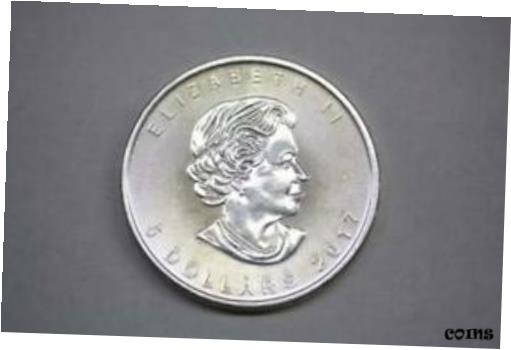  アンティークコイン コイン 金貨 銀貨  2017 $5 Fine 1 oz Silver Maple Leaf Coin Canada 9999 Fine Ag Circulated