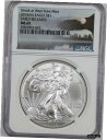 2015-(W) $1 シルバー アメリカン イーグル MS69 NGC 3983002-042 初期リリース2015-(W) $1 Silver Americ...