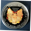 2015 シルバー イーグル $ バーニング フェニックス 1 オンス 24 kt ゴールド & ルテニウム シルバー コイン2015 Silver Eagle $ Burning Phoenix 1oz 24 kt Gold &Ruthenium Silver Coin