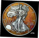 ץʡɥ꥽㤨֡ڶ/ʼݾڽա ƥ    [̵] Silver American Eagle Coin Colorful Rainbow Toning #a726פβǤʤ70,000ߤˤʤޤ