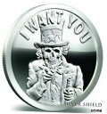 yɔi/iۏ؏tz AeB[NRC RC   [] 1 OZ .999 PURE SILVER SHIELD PROOF 2014 SLAVE UNCLE SAM ROUND COIN BULLION COA