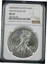 yɔi/iۏ؏tz AeB[NRC RC   [] 2014 W BURNISHED AMERICAN SILVER EAGLE NGC MS 70