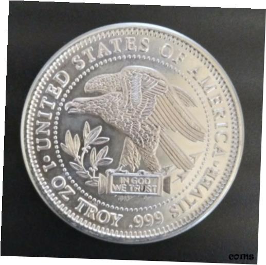  アンティークコイン コイン 金貨 銀貨  1 oz .999 Fine Silver Northwest Territorial Mint Trade Unit