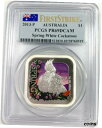 yɔi/iۏ؏tz AeB[NRC RC   [] 2013-P 1oz Australian Silver Spring Seasons White Square Cockatoos PR69DCAM PCGS