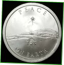 【極美品/品質保証書付】 アンティークコイン コイン 金貨 銀貨 送料無料 Peace On Earth Silver Shield 1oz BU 2013 Christmas Easter Jesus Nativity Baby