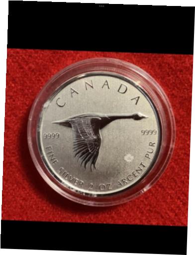  アンティークコイン コイン 金貨 銀貨  2020 CANADA $10 .9999 FINE SILVER 2 OZ “FLYING GOOSE”