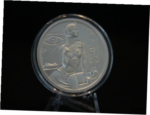 yɔi/iۏ؏tz AeB[NRC RC   [] 2 oz .999 Silver Egyptian Gods Cleopatra Ultra High Relief Round