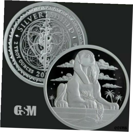 ڶ/ʼݾڽա ƥ    [̵] 2 OZ .999 PURE SILVER SHIELD PROOF FLIGHT INTO EGYPT MINI MINTAGE ROUND COIN COA