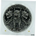 yɔi/iۏ؏tz AeB[NRC RC   [] Cameroon 2021 Cerberus - Mythical Creatures 2 Oz Silver Antiqued Coin
