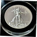 【極美品/品質保証書付】 アンティークコイン コイン 金貨 銀貨 [送料無料] Augustus Saint Gaudens 2 oz 39mm 999 Fine Silver High Relief Medal Capsule