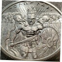 Molon Labe 2 オンス .999 シルバー スパルタン キング レオニダス バタイル オブ サーモピュライ 300Molon Labe 2 oz .9...