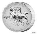 2021 P オーストラリア 2 オンス シルバー オナガイヌ UHR ピードフォルト レブ プルーフ $2 OGP2021 P Australia 2 oz Silver Wedge-Tailed Eagle UHR Piedfort Rev Proof $2 OGP