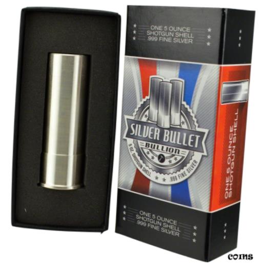 ڶ/ʼݾڽա ƥ    [̵] 5 oz Silver Bullet Shotgun Shell 12 Gauge - .999 Fine in Gift Box